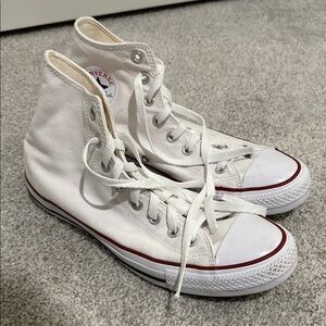 Converse Off White High-Top Sneakers
